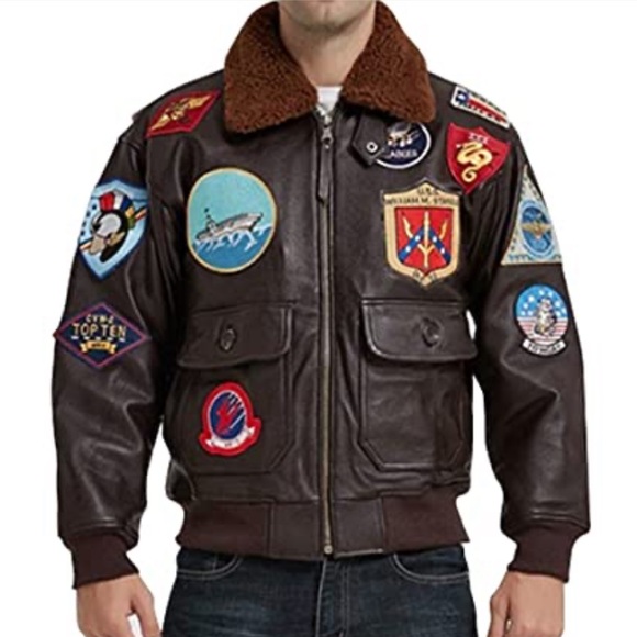 JAKLEZ Mens Aviator Pilot Top Gun Bomber Jacket - Picture 2 of 14